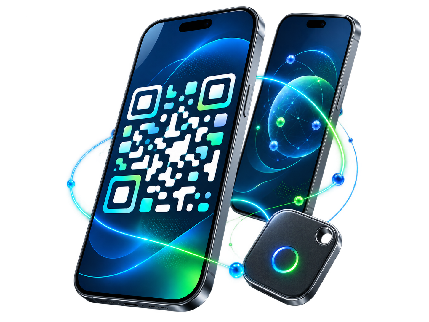 Connected smartphones, QR smart label and product-identity devices in the Veronit ecosystem