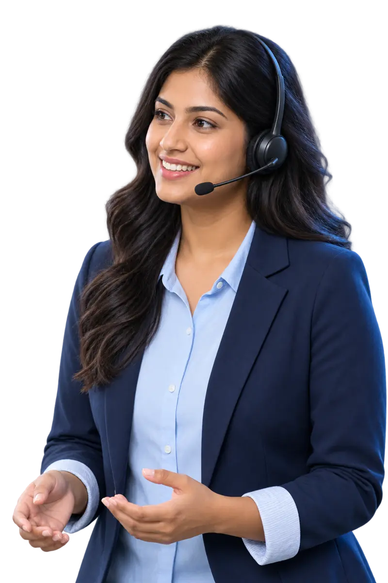 Customer support professional ready to assist